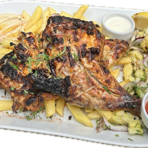 Ilili grilled half baby chicken meal